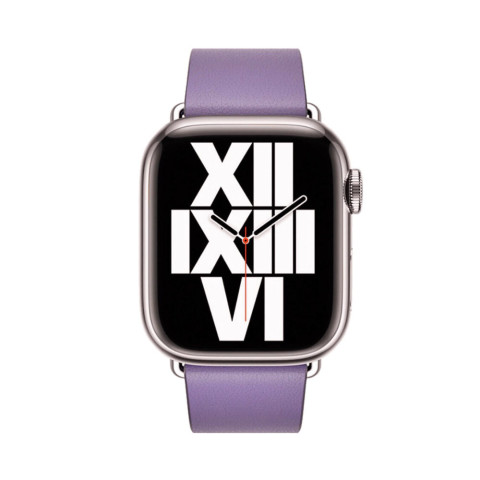 Кожаный ремешок Modern Buckle Leather на Apple Watch 38/40/41mm Silver/Lilac Кожаный ремешок Modern Buckle Leather на Apple Watch 38/40/41mm Silver/Lilac